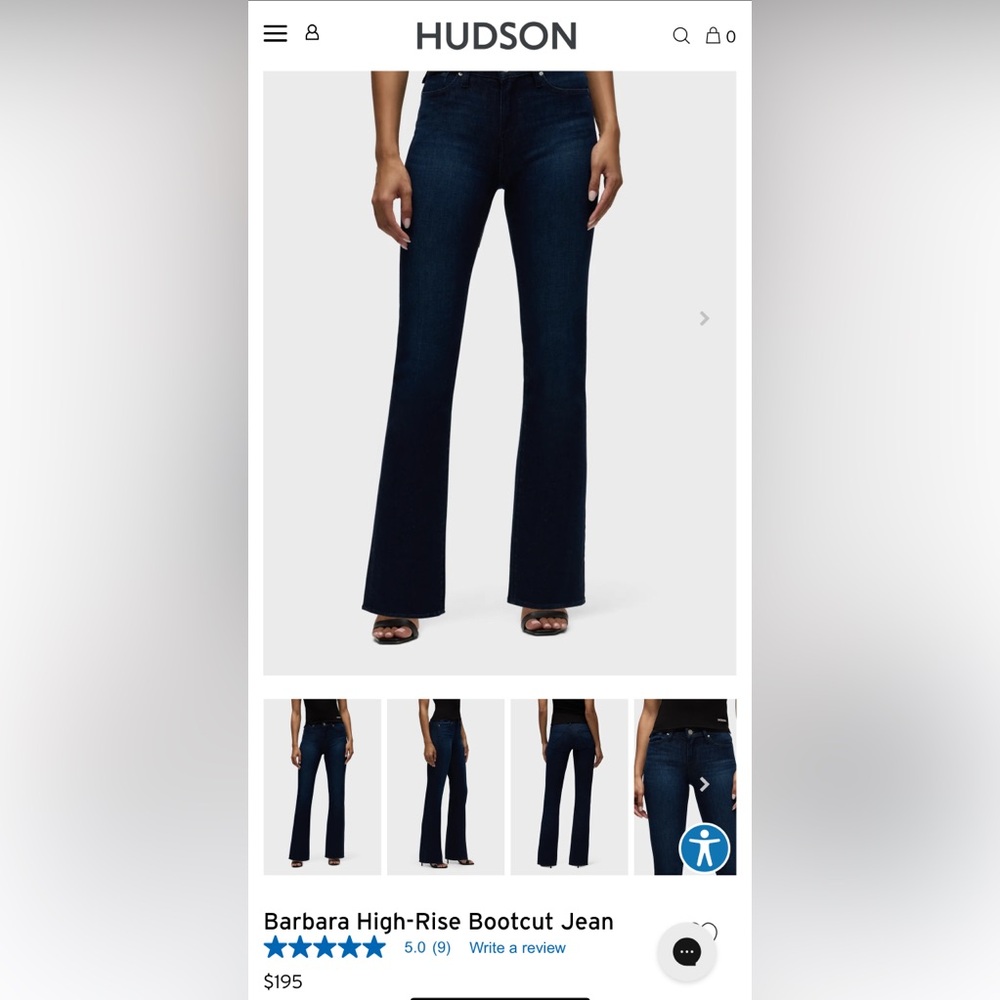 Hudson Barbara High-Rise Bootcut Jean